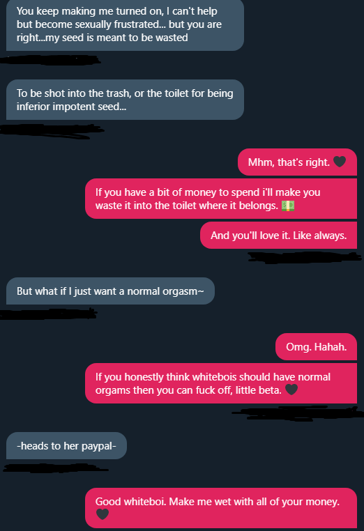 GoddessDva's tweet photo. Hahah. I love submissive whitebois that know their place under me, getting off to getting humiliated and financially dominated by their curvy Goddess. They always squirt their loads into the toilet for me.

Now, who's next? 🖤 https://t.co/0L20RPCuKX