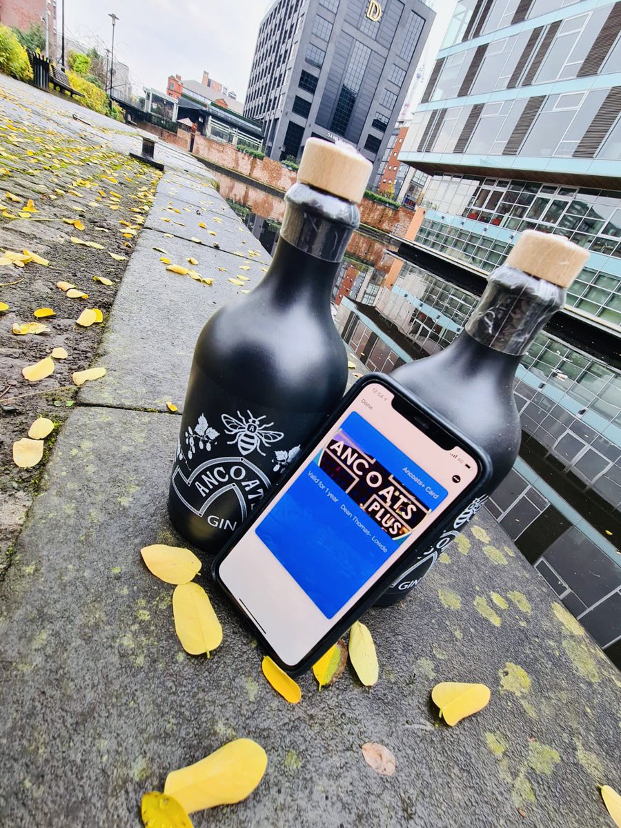 DT_L's tweet photo. 10% discount #AncoatsGin with our @ancoatsplus card! It would be rude not to get two! #ancoats @_makersmarket #SupportLocalBusinesses #Manchester https://t.co/0G7EIRy3sd