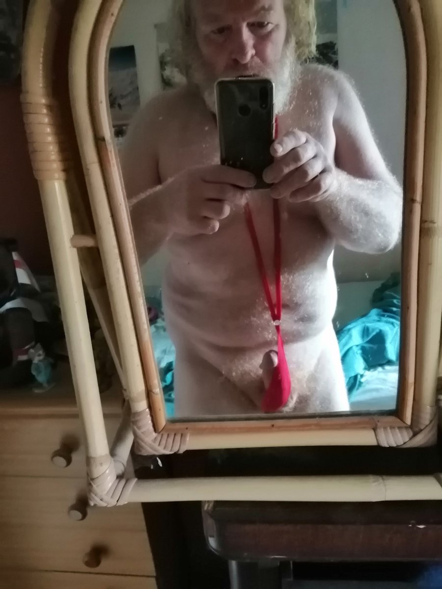 JeremyJs68's tweet image. Trying on my new sexiest skimpiest G-string Mankini