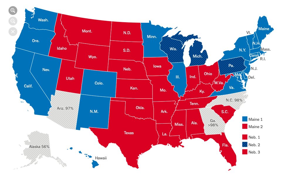 paulkrugman's tweet photo. For a long time, the geographic battle lines in US politics were pretty much the battle lines of the Civil War. That's no longer true. Trump won Ohio by more than he won Texas; Biden appears to have won Georgia 1/ https://t.co/F45st2eK9q