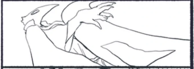 漫画、線画まで終わりました 