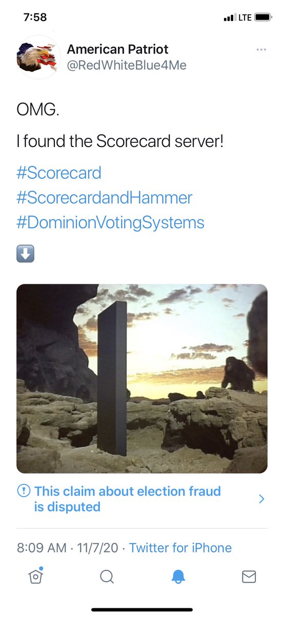 Twitter labelled my tweet at top of thread with “This claim about election fraud is unverified.”I posted a picture from a scene in the movie “2001 a Space Odyssey.” I madea point via satire.Used some hashtags. No where in the top tweet did I mention election fraud. Libel?