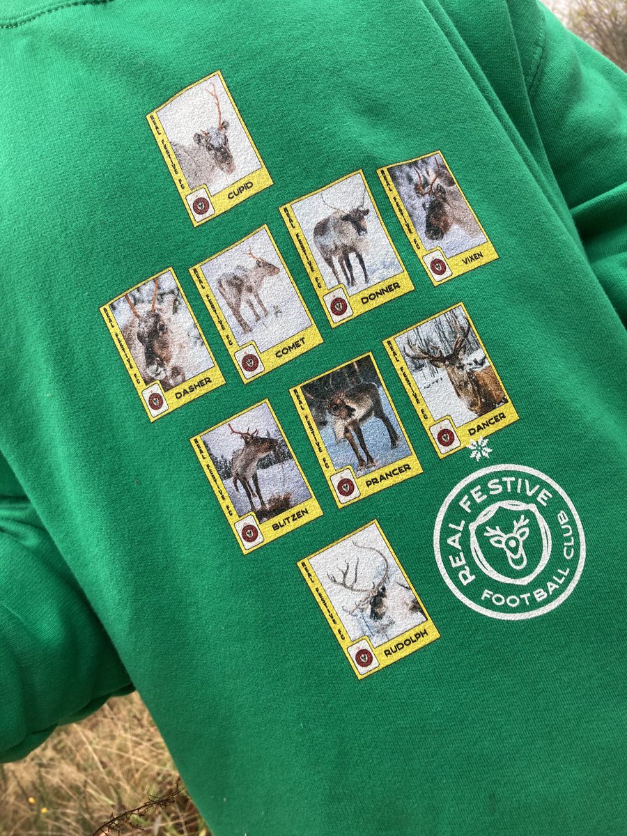 RealFestiveFC's tweet photo. On location today for the #RealFestiveFC Christmas jumper sweatshirt photo shoot...

Who’s your favourite 🦌? https://t.co/UJNyRRWjwd