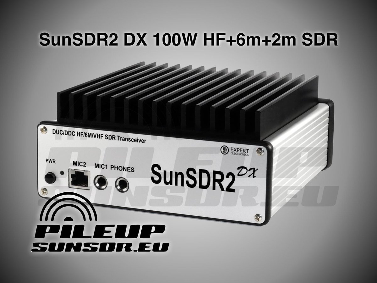pileupdx's tweet photo. Gear up for the contest season! SAVE EUR 250.00 on the best selling SunSDR2 DX, high performance contest grade 100 watt HF, 6m and 2m #SDR Transceiver! https://t.co/98k7Ys2LQ1 #hamradio #radiosport #dx #cqww #sunsdr #expertsdr https://t.co/4WUvdpxoa8