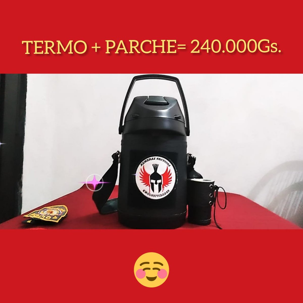 TERMOSPY's tweet photo. En #ÑANDETERMO te  podemos hacer parches personalizados a medida con bordados y materiales de máxima calidad. https://t.co/8kkPPiyULv