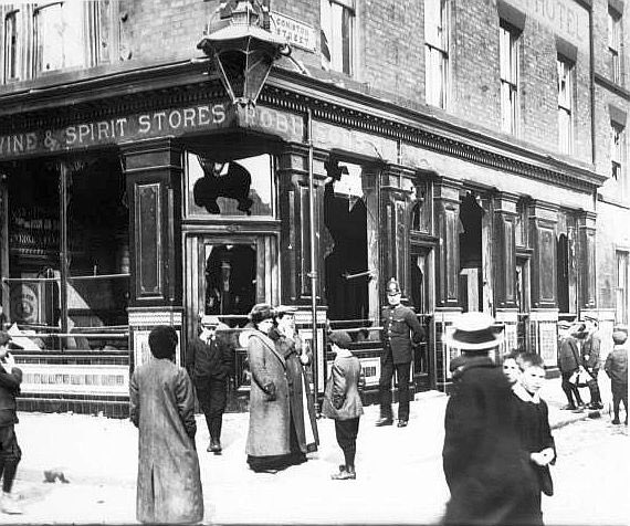 ... and the actions of the German army. Following the sinking of the Lusitania, riots began in Liverpool but spread like wildfire to the rest of the country. It is estimated that almost every German-owned shop in Britain had its windows smashed. (12)