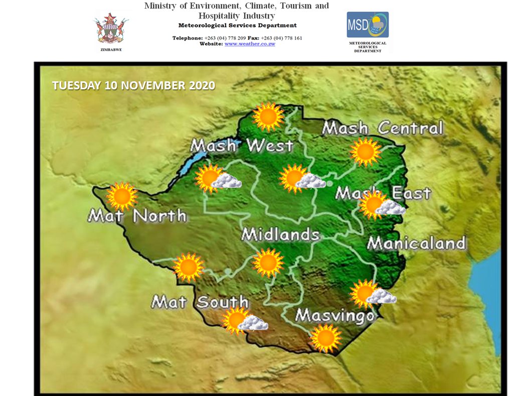 It is expected to be mostly sunny  and hot  across the country though mild in the morning.