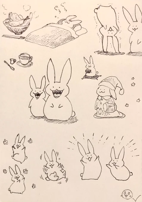 うさぎらくがき🐇 