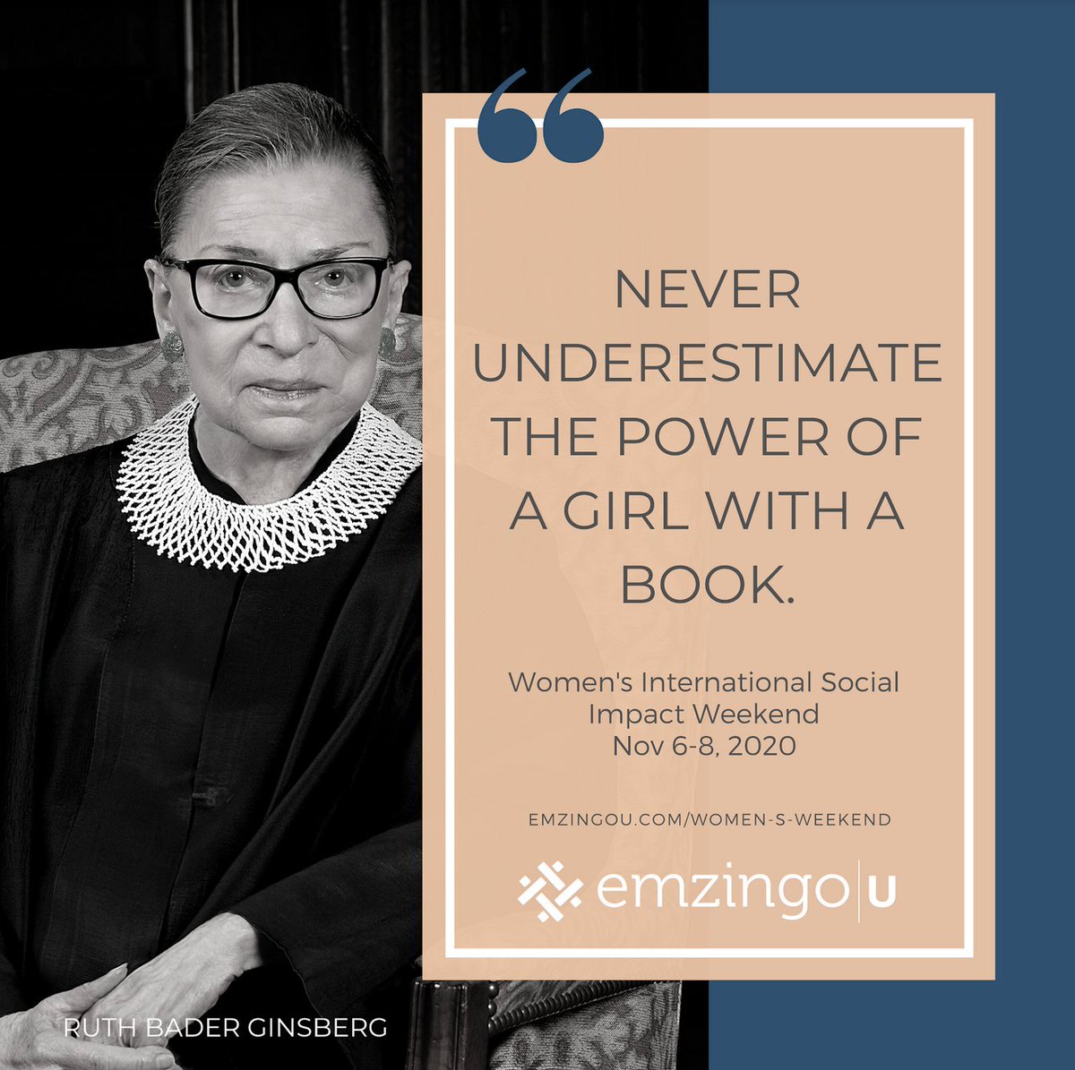 What are the participants sharing during the Women's* International Social Impact Weekend? "One of my key take-ways, it is important to have the confidence to know that whatever we are doing we are doing it right. Stick to your values and stay confident" #WISIW2020