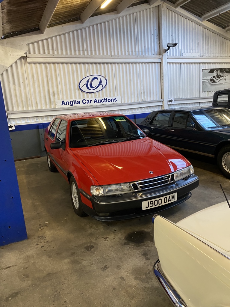 LUDENClassics's tweet photo. Saab 9000 CS Turbo auto with only 36,656 miles from new, sells for £4,250 against a guide of 4-6 https://t.co/OYDk5DsMJt
