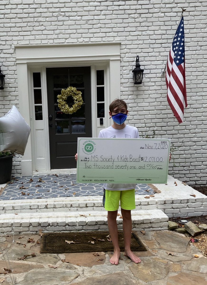 Kids_Boost's tweet photo. Congratulations Nathan! He turned his $100 start up money into $2071 to help others through the @mssociety 🙌🏼. #kidsboost https://t.co/ZA9PFjz8Lj