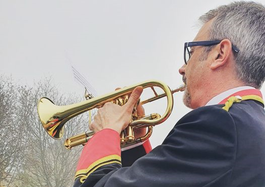 booksSTAND's tweet photo. Very different #RemembranceDay this year in #Stannington.
Stannington Brass band's principal cornet Richard Dowling played a stunning last post. 'At the going down of the sun and in the morning, we will remember them.'
@HelpSheffield @SheffLocal @Sheffieldis https://t.co/SINcl0h37H