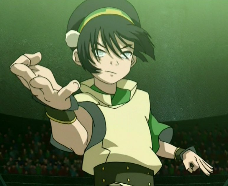 Toph vs Lin and Suyin