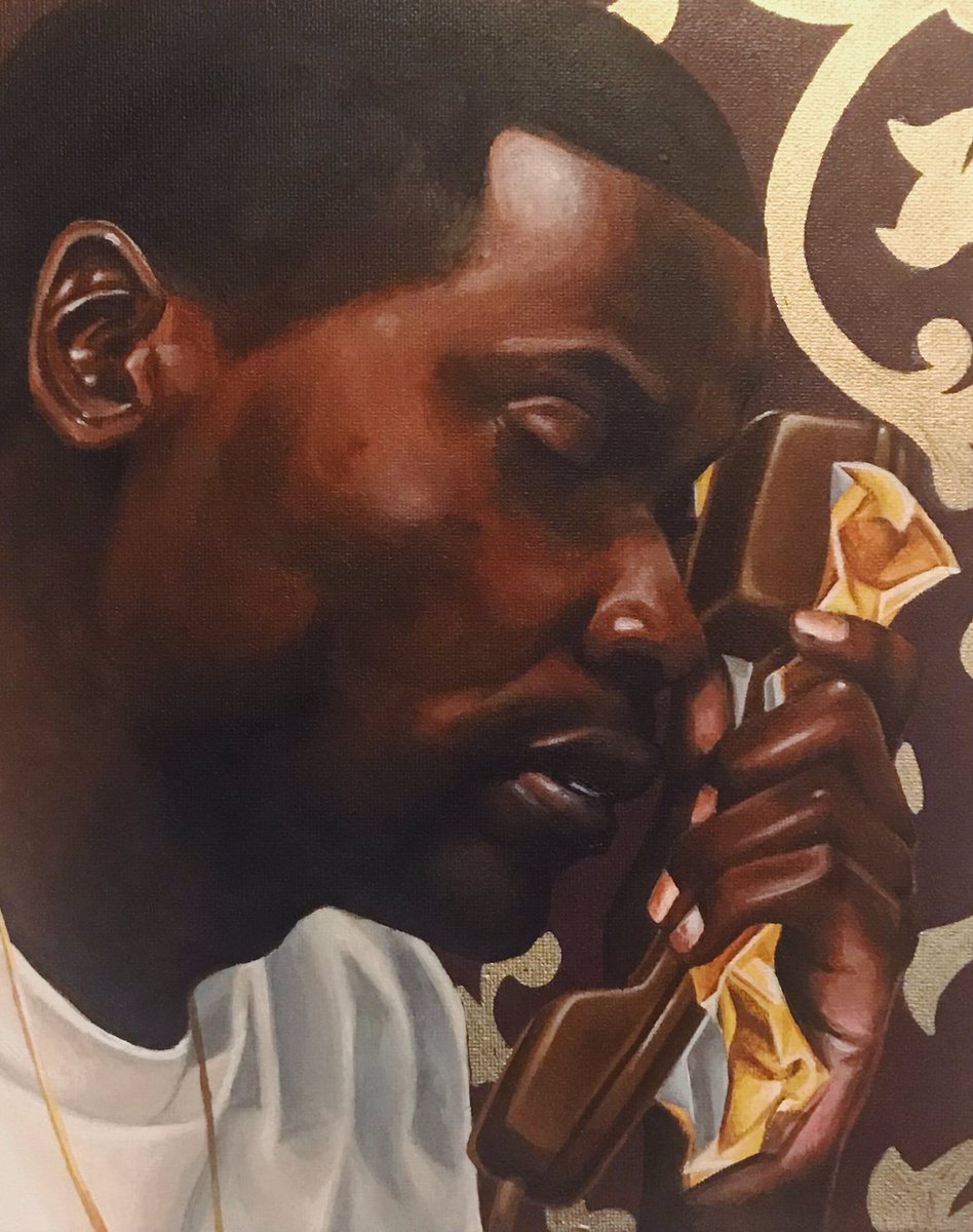 hueydynamite's tweet photo. “Sweet Talk” Acrylic, 12x12 https://t.co/QhEzSkAGLh