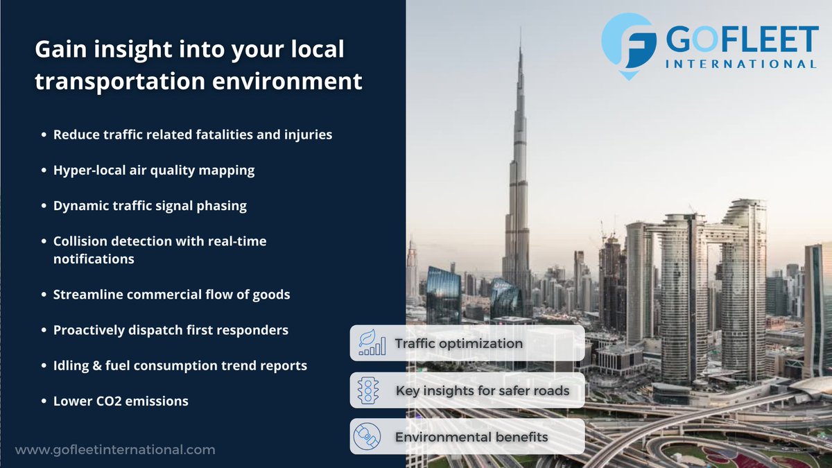 GofleetI's tweet image. To learn more, visit gofleetinternational.com and book a system demo today! #telematics #gofleetinternational 

#fleetmanagement #fleetsolutions #wearegfi #dubai #transportationmanagement #smartcity