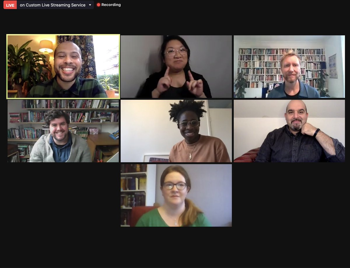 And finally onto “The Journey of Book Publishing after Acquisition” @DeanAtta is joined by  @_DavidStevens ( @_KnightsOf),  @ShaNazir ( @BHP_Comics), @k_a_farell ( @sandstonepress),  @kinhead ( @canongatebooks),  @lemelp ( @MerkyBooks)Join our dicussion with the hashtag  #SBWNcon2020