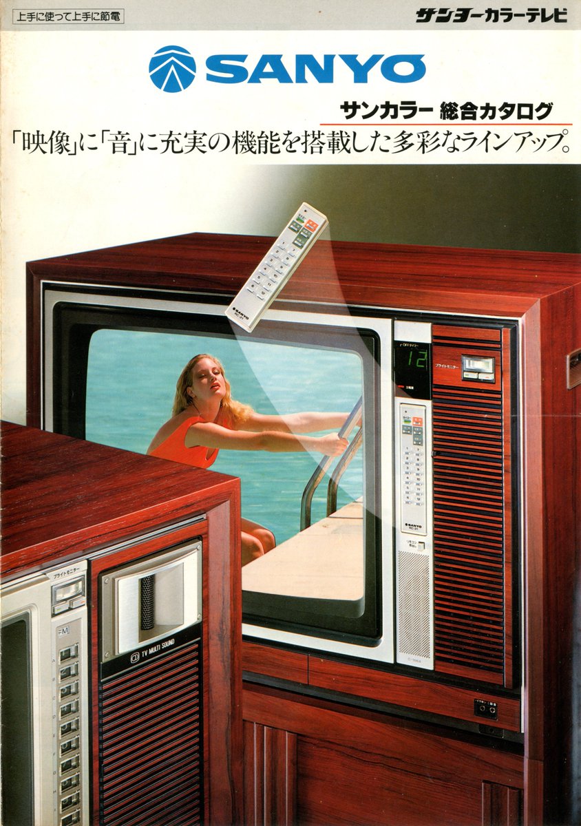 三洋 サンカラー総合カタログ（1981.5）① 先ほどのビクターと同じく