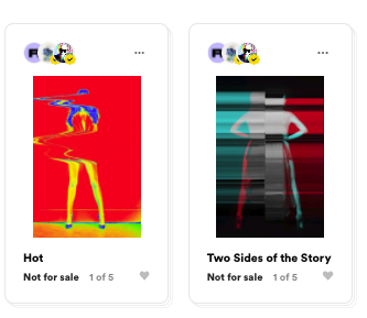 CollinsCustomIP's tweet photo. Thank you @freakjesusart !! both are spectacular (i almost bought "Hot")
here's where to find em:
Hot:
https://t.co/VVVEuRlW40 3 left, 0.07
Two Sides:
https://t.co/l7NO5fMcdN 4/5 left, 0.055
#cryptoart #FreakJesus #rarible #StaticGlitch https://t.co/d6V2GN125Q