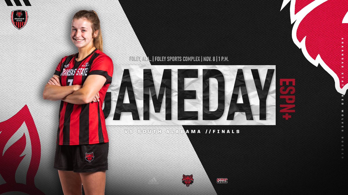 𝐂𝐇𝐀𝐌𝐏𝐈𝐎𝐍𝐒𝐇𝐈𝐏 
                   𝐒𝐔𝐍𝐃𝐀𝐘. 🤞

▪️ South Alabama
▪️ Finals
▪️ Nov. 8
▪️ Foley, Ala.
▪️ 1 P.M
▪️ ESPN+

#GRW