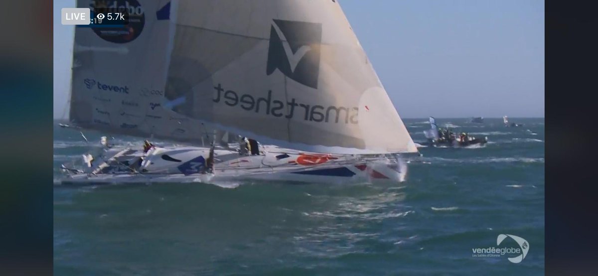 pipoceanracing's tweet photo. And we are off! 🥳🌎⛵

@Smartsheet 
@Medallia 
@VendeeGlobe 
#vg2020 https://t.co/sdjtNWN7TA