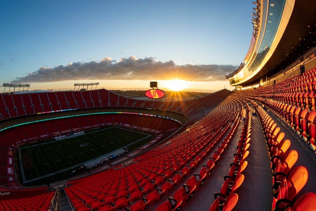 Chiefs's tweet image. Good morning, beautiful 🏟