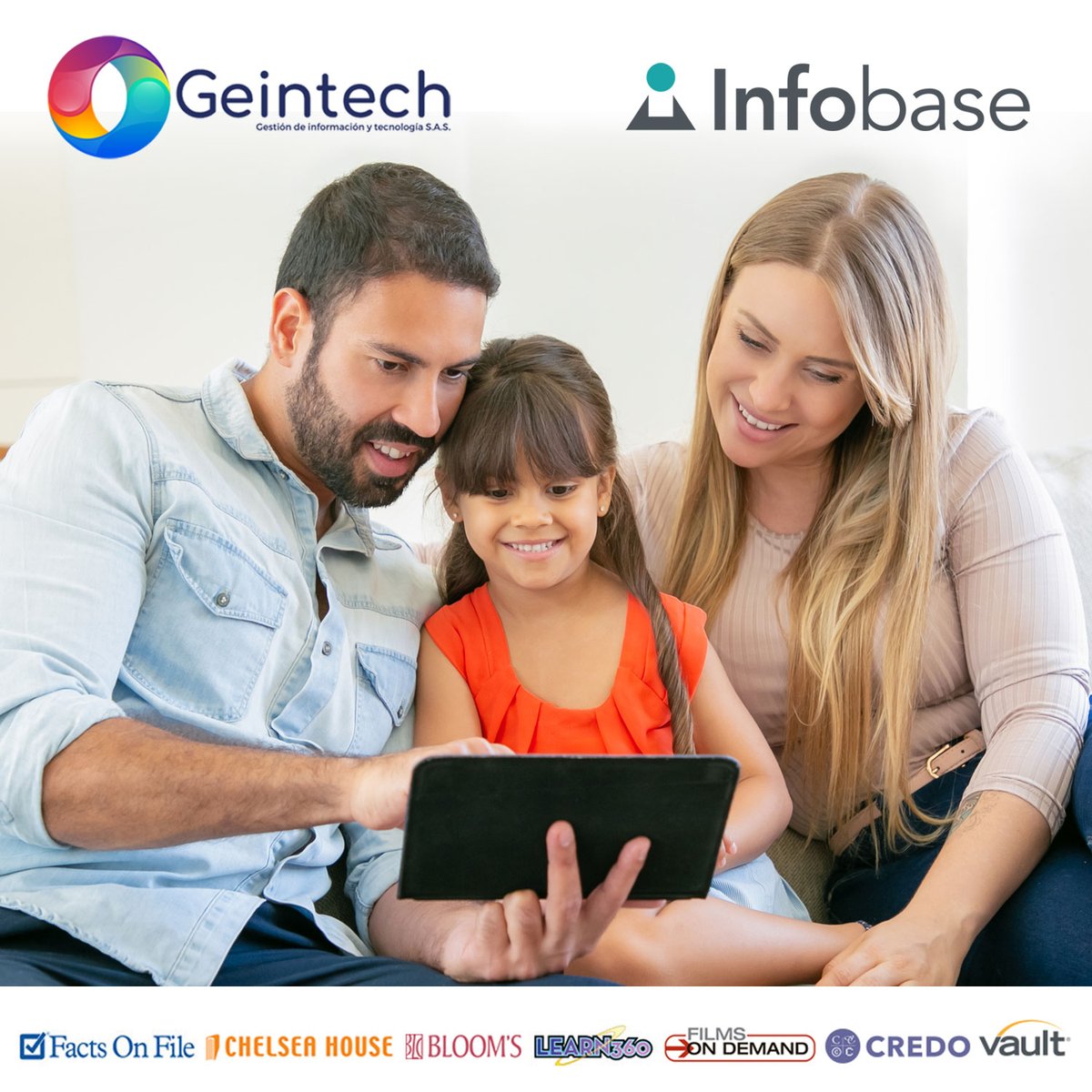 Geintech's tweet photo. ¡Encuentra soluciones para tu institución!
Durante más de 75 años, los educadores han confiado en Infobase para crear experiencias de aprendizaje que promuevan la alfabetización informacional, el aprendizaje permanente y el aprendizaje socioemocional.
#infobase #educaciondigital https://t.co/fo4JEYhsqK