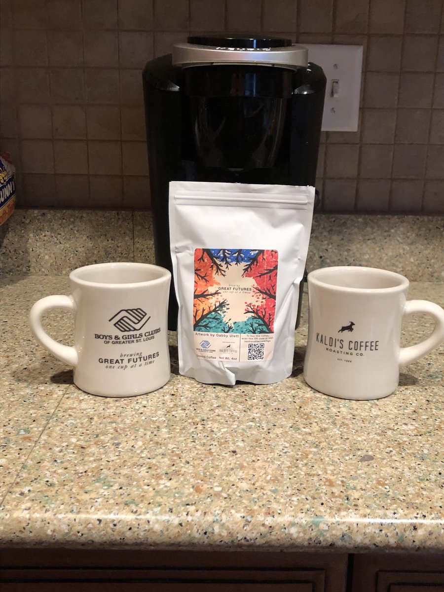 Enjoyed my first cup of Great Futures Blend. Order yours today at kaldiscoffee.com/bgc and help the Boys &amp; Girls Clubs of Greater St. Louis build great futures for kids one cup at a time. #bgcstl ⁦<a href="/bgcstl/">Boys & Girls Clubs</a>⁩