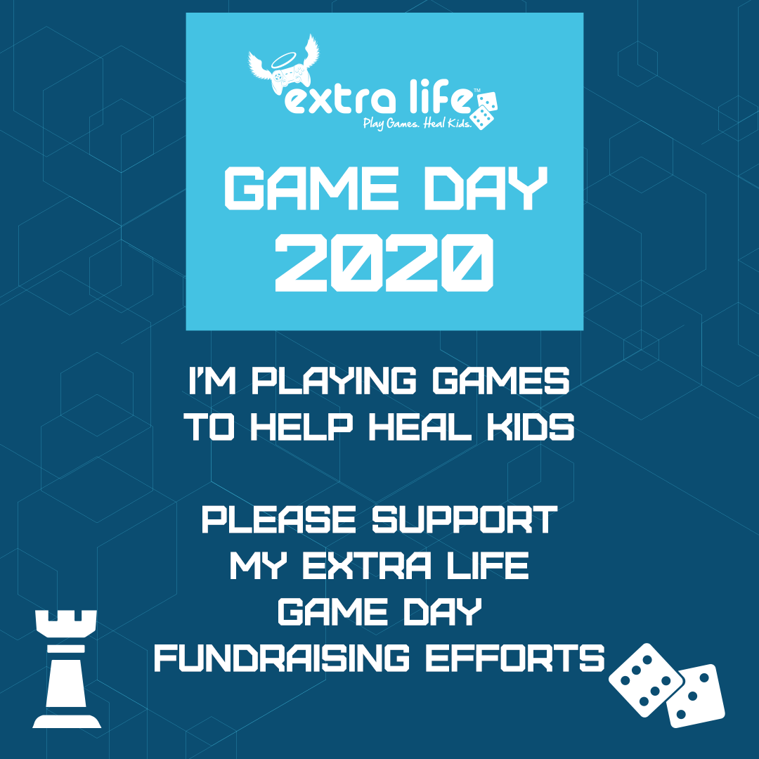 LIIIIIIIIIIIIIIIIIVE!

It's my <a href="/ExtraLife4Kids/">Extra Life</a> Game Day supporting the amazing folks at the @IWKFoundation @IWKHealthCentre 

Swing by for some fun, laughs and to help the kids!

Watch - twitch.tv/SnaggleJ
Donate - extralife.snaggle.club
