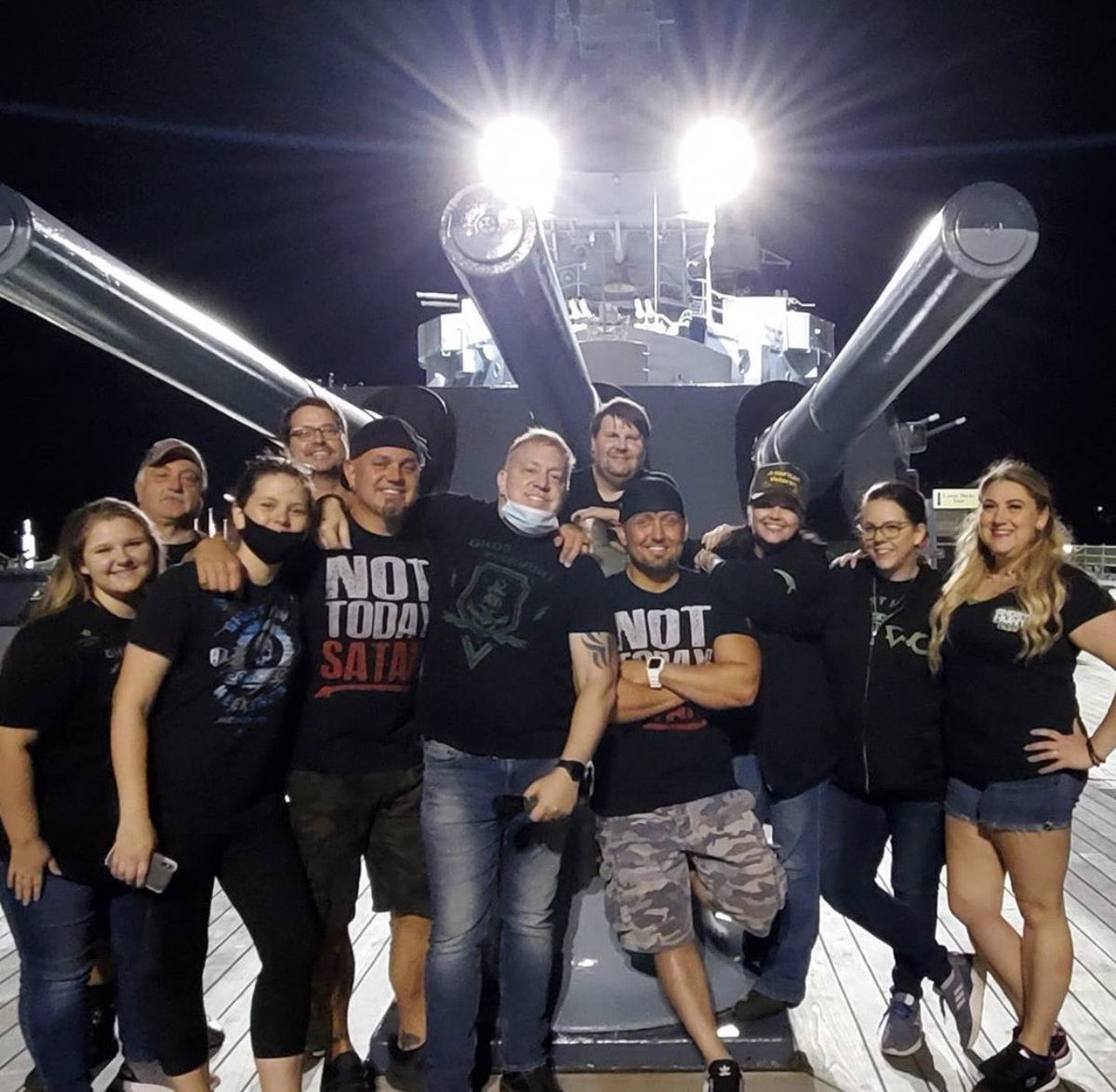 Wraith_Chasers's tweet photo. Much love to everyone that came out to ghost hunt The Battleship NC with us last night! BIG shout out to Chad and the Ghost Hunt Weekends Crew for putting on another incredible event!
#WraithTour2020
#GhostHuntWeekends https://t.co/iQ7yufAvvp
