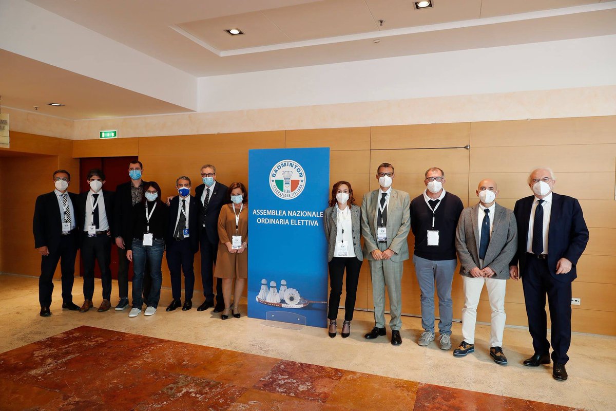 FederBadminton's tweet photo. Insieme al Presidente Federale Beninati sono stati eletti anche i Consiglieri Federali ‼️‼️ #Badminton 🏸 https://t.co/rNzMityOfb