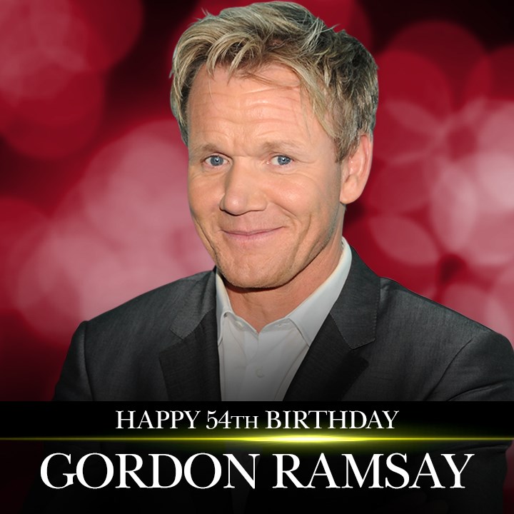 Happy 54th birthday to Michelin star chef and television personality Gordon Ramsay.   