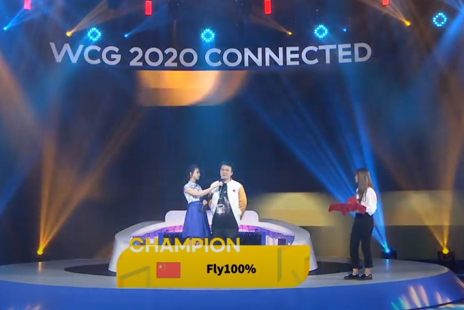 WCG_Contents's tweet photo. [WCG 2020 GRAND FINAL, W3 Solo Final]

FLY200%!!🔥🔥🔥

After securing his very first gold in WCG by winning the @Warcraft3 TEAM event, Lu "#Fly100%" Weiliang defeats #Moon and secures his second medal in the WCG 2020! 

#WCG #WCGCONNECTED https://t.co/AHS2xmmZP7