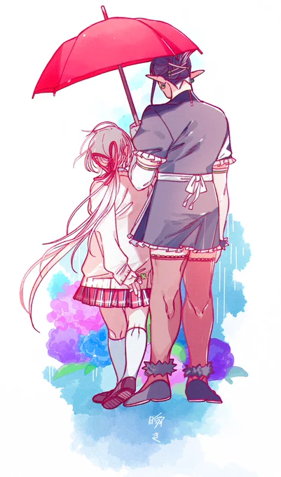 にじレジの「瞬き」歌ってみた イラストでお手伝いさせて頂きました
??☔??ゴミヒロッテカエレヨ～…!
 #にじレジ
https://t.co/ljK8SCOth6 