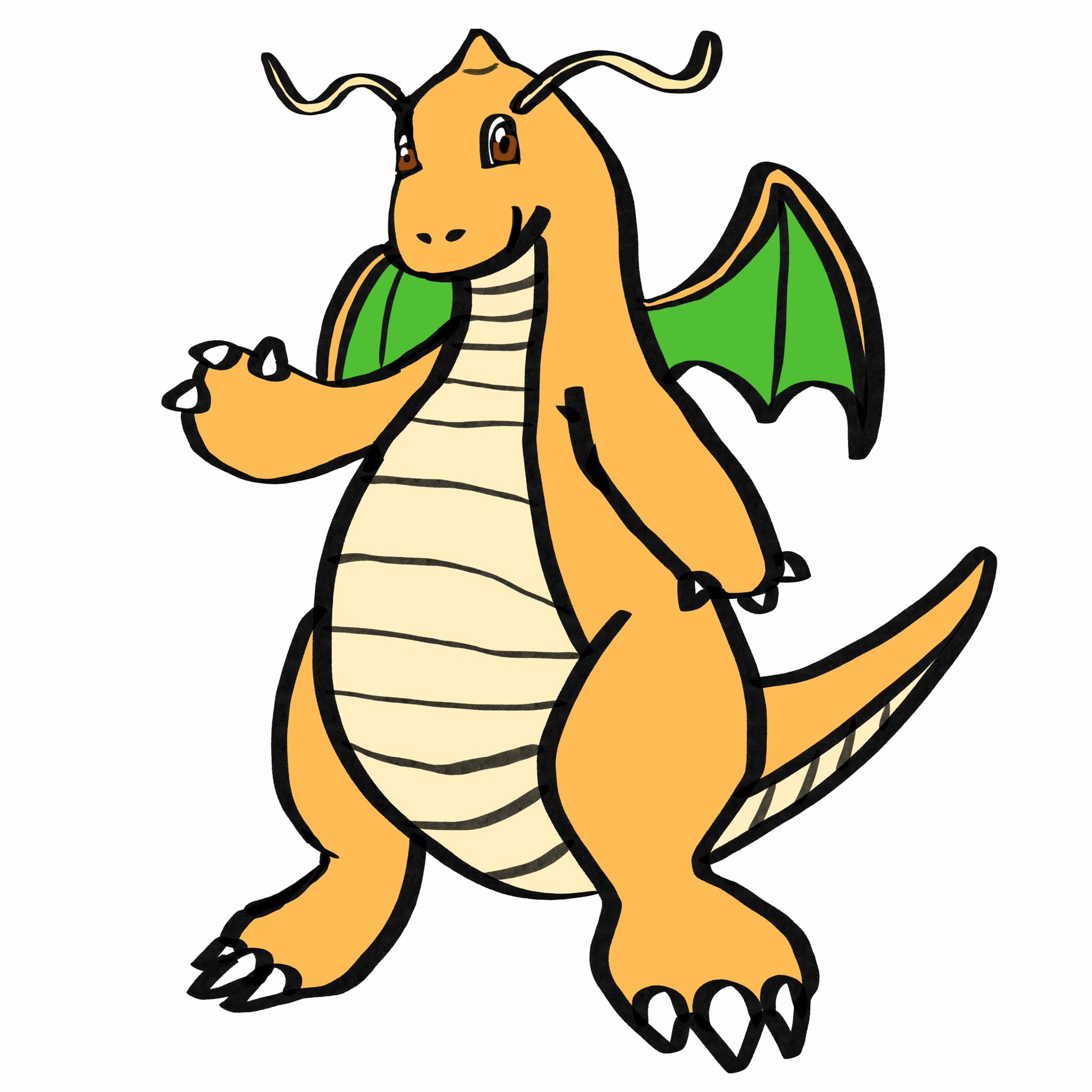 リロイ太郎 ポケモン151匹手描き 病院で頑張ってる子供が 俺が描いたポケモン楽しみにしてくれてるらしい 嬉しい だから高画質のデータ ここに残しておくね 手描きno 1 4 カイリュウ ヤドラン ピジョン コダック ポケモン イラスト好き