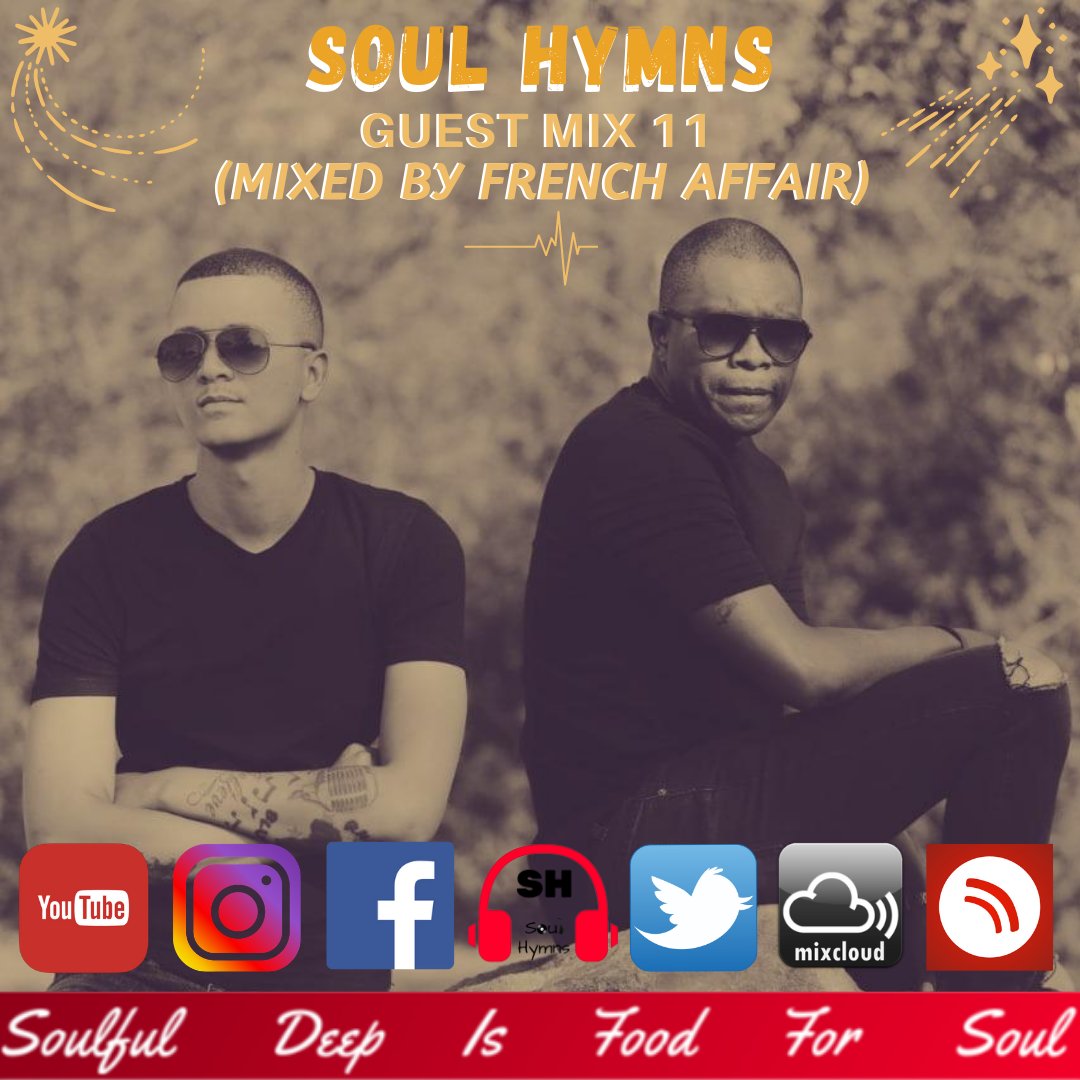 Lezzmok's tweet photo. It's finally out! 🕺🏽🕺🏽🔥🔥🔥 New mixtape from French Affair, brought to you by @SoulHymns.

Enjoy!

#GoodMusic #DeepHouse https://t.co/QY1IyuZP33