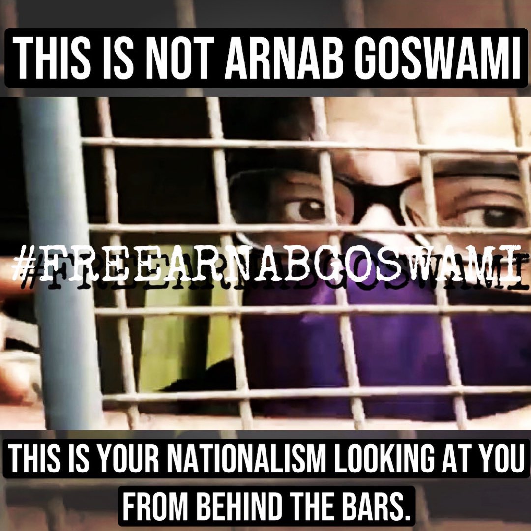 If you think they arrested him for his dB levels, then be glad you’re roaming freely because of your IQ levels. #FreeArnabGoswami