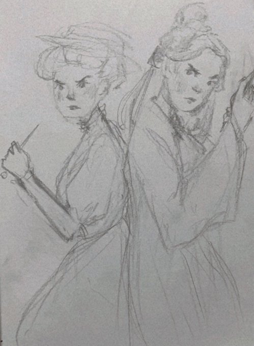 Sum sketches ft. Everglow fanart  #artistsontwitter 