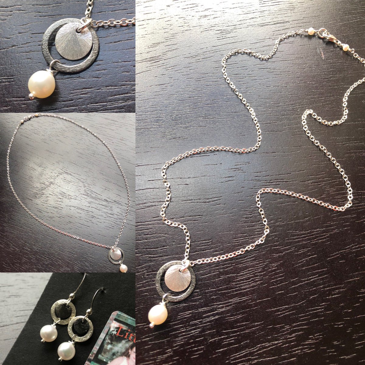 LittleSisterDe1's tweet photo. Fun fact- pearls are thought to bring calm and centeredness to those wearing them, promoting truth and purity.  And, this Freshwater Pearl necklace is a perfect wear-it-every-day option, with the earrings I posted earlier this week!Freshwater Pearl necklace, $52. (Earrings, $32). https://t.co/LnGF68O746