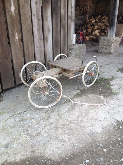 Number 28The home built cart/bogey.Brakes? Too complicated and wholly unnecessary. Sticking your foot in the spokes did the trick.