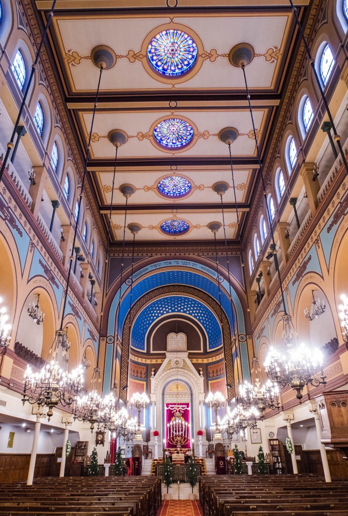 The Synagogue de la Victoire is definitely the grandest in Paris (it looks like something from Game of Thrones) but my favourite is the Synagogue de Nazareth, a delightful essay in elegant french polychromy from 1852