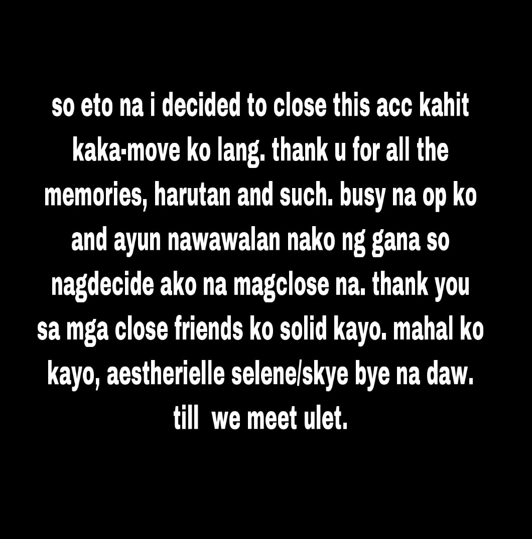 L3NEONME's tweet photo. mahal ko kayo, hanggang sa muli, salamat msbsa tele tele nalang. https://t.co/5qsgbSS7Jd