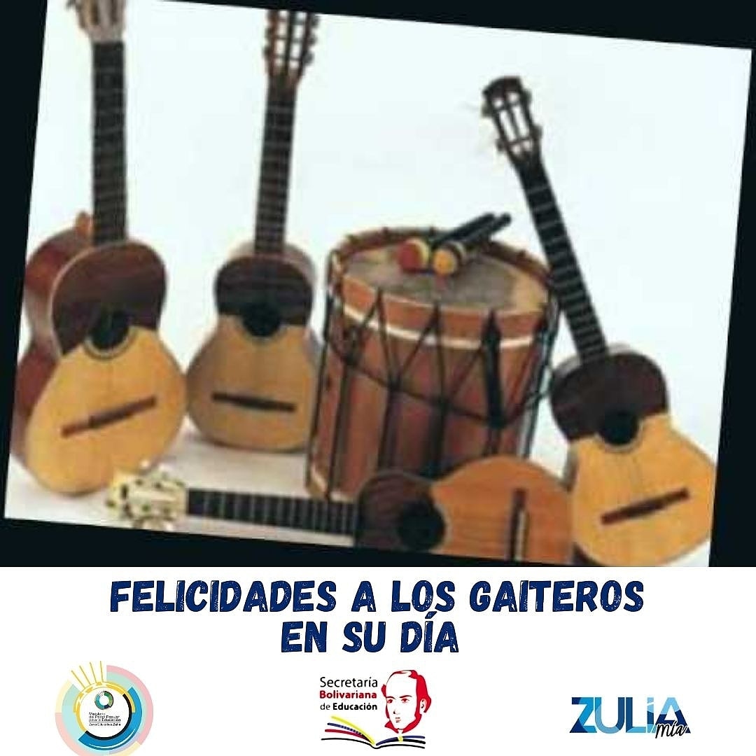 EducacionZEZ's tweet photo. Felicidades a los gaiteros y gaiteras en su día por llevar en alto nuestra cultura y raíces. La Gaita zuliana nos representa y enaltece como Estado. @MPPEDUCACION @psuvaristobulo https://t.co/qDk3vY5xye