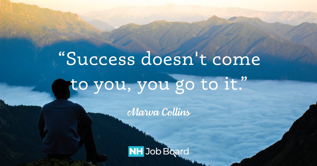 If you're looking to begin a path to success, a great place to start is creating a profile at nhjobboard.com. It's quick, easy, and best of all, FREE!
.
.
.
#newhampshire #nh #marvacollins #jobsearch #nowhiring #jobhunt #resume #career #success