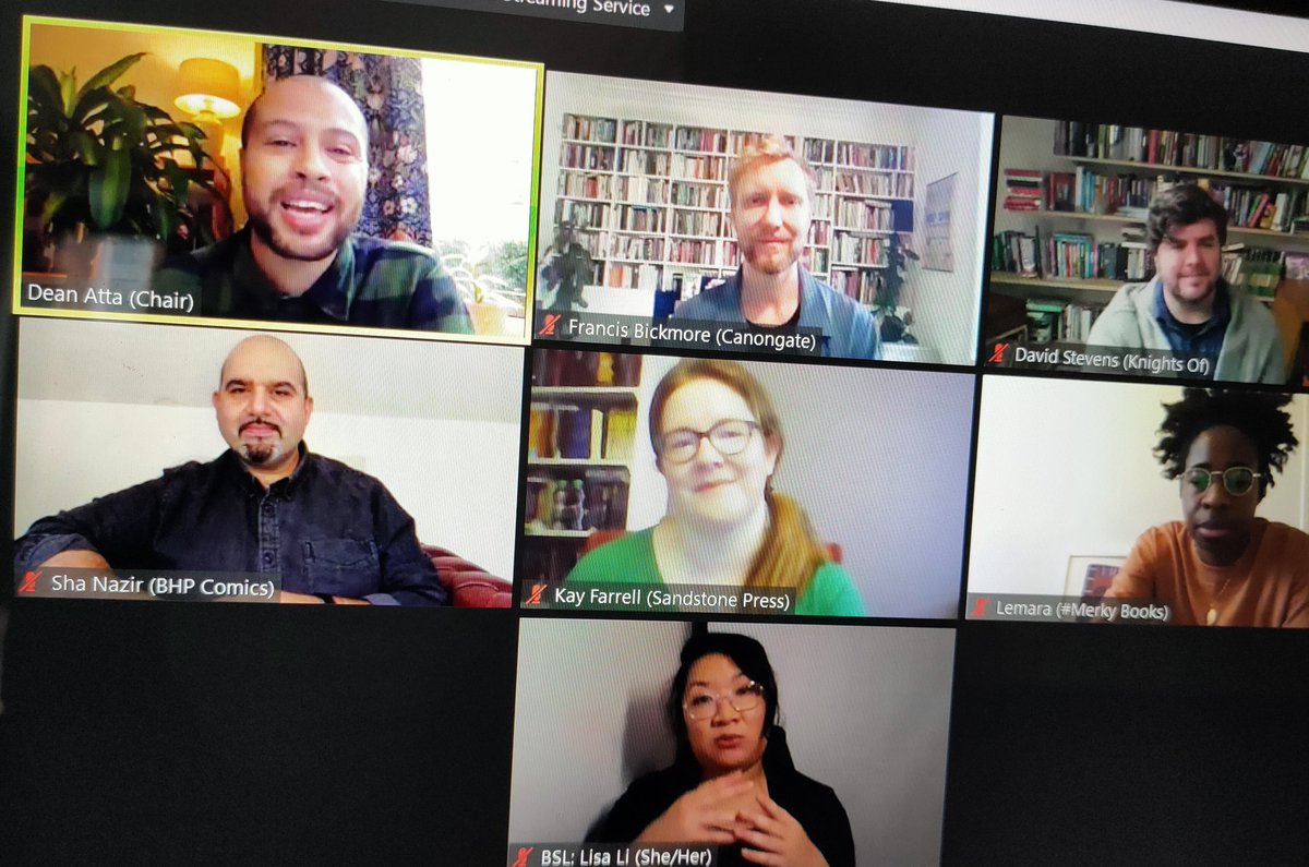 tyu8's tweet photo. #SBWNCon2020 Really enjoyed the weekend conference and managed to attend a workshop and a couple of panel sessions. Thank you to @ScotBAMEwriters for putting on a wonderful and inclusive conference for everyone with BSL and captions and visual descriptions of speakers https://t.co/E3dpHoODM2