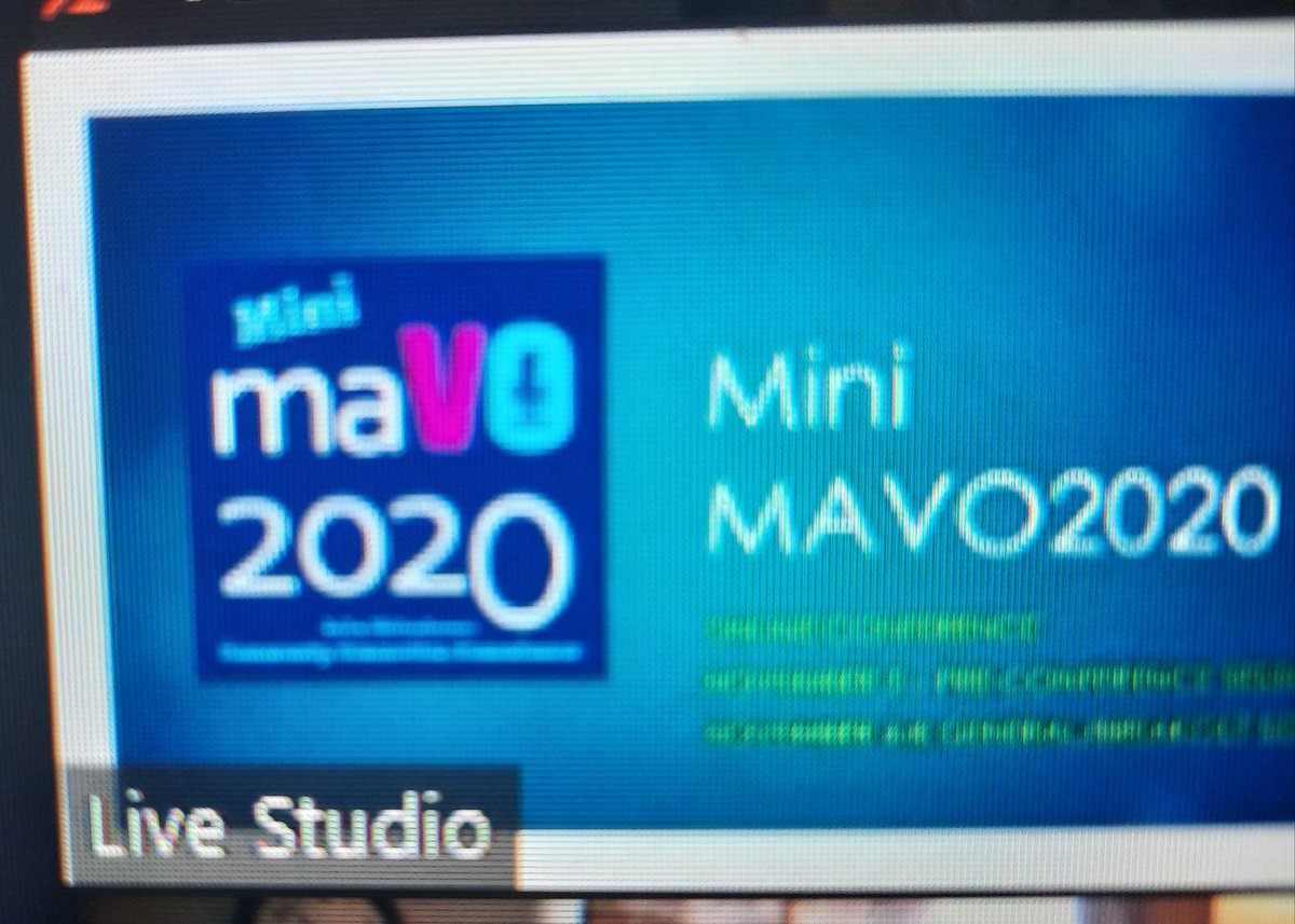 Venus987's tweet photo. It's day 3 of #minimavo2020 . 1st session w/Brigid Reale just awesome. So much info.Thanks to  Brigid and@midatlantic for having her.
#volife
#voiceactor 
#workingonthedream https://t.co/X1BZ3JwTXD
