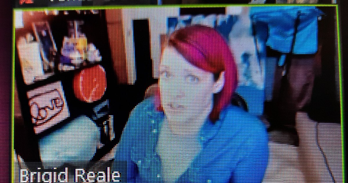 Venus987's tweet photo. It's day 3 of #minimavo2020 . 1st session w/Brigid Reale just awesome. So much info.Thanks to  Brigid and@midatlantic for having her.
#volife
#voiceactor 
#workingonthedream https://t.co/X1BZ3JwTXD