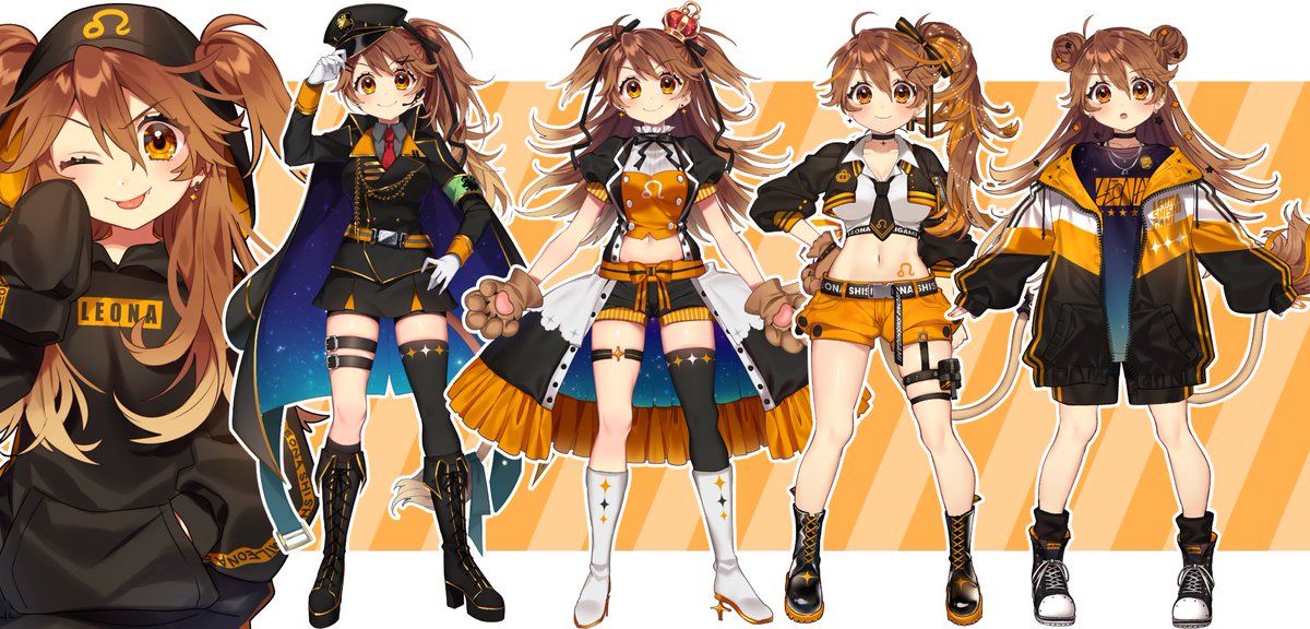 全般 #獅子神レオナ ファンアート #レオナアート 配信 #れおにゃま