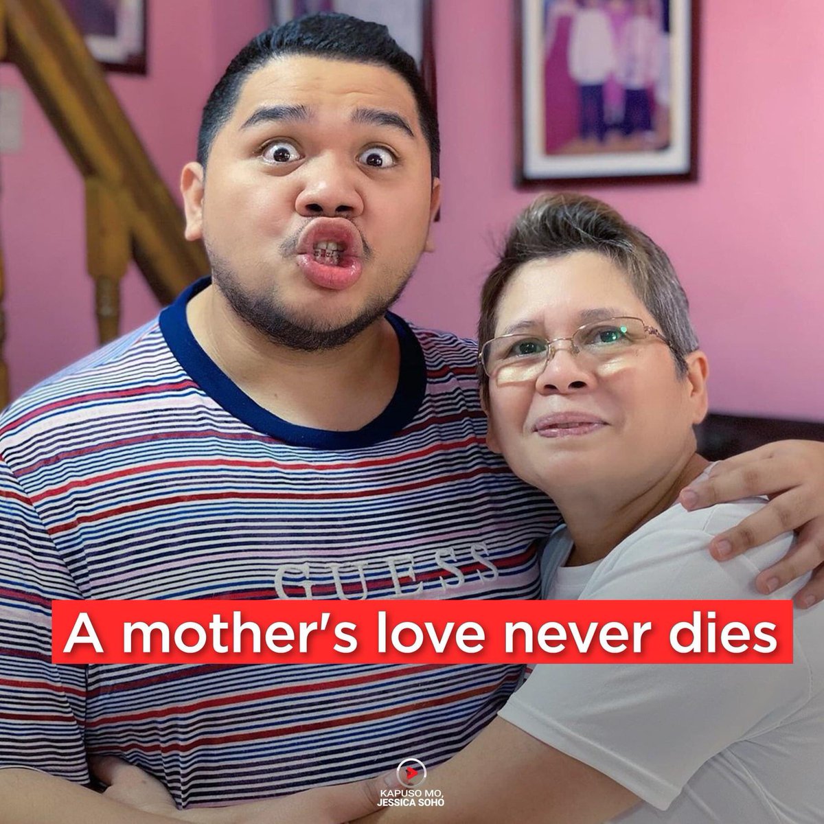 KM_Jessica_Soho's tweet photo. Walang makakatumbas sa pagmamahal ng isang ina. Kaya sabi nga ni Kween LC, hangga't nabubuhay ka, iparamdam mo ang pagmamahal mo sa magulang mo. #KMJS https://t.co/Yf76HlCqjY