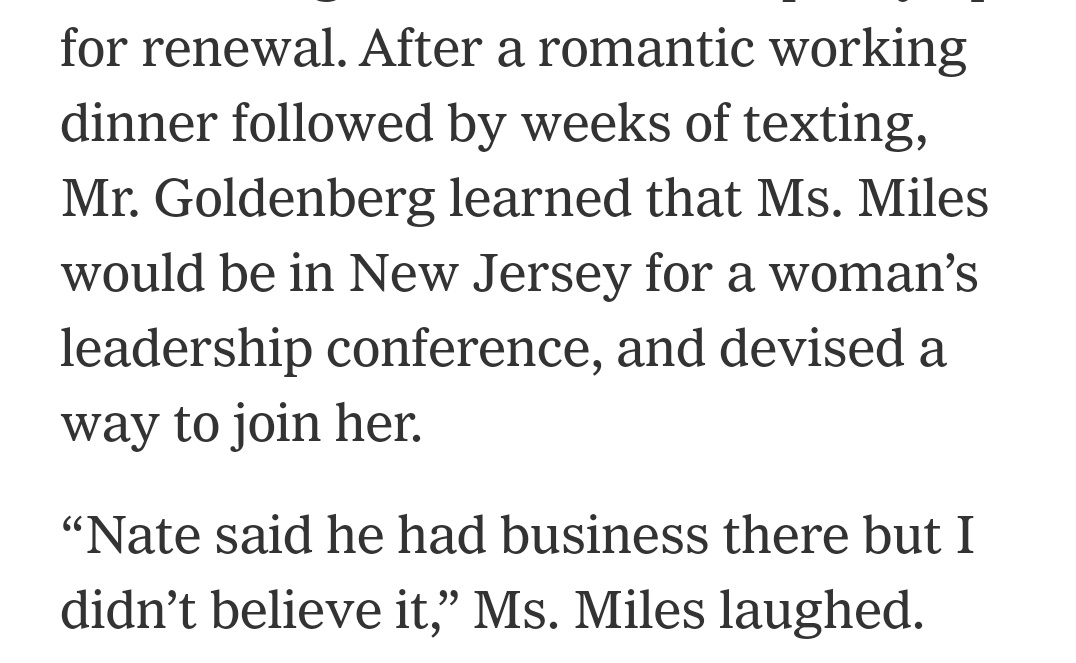 Imagine the only way to seduce someone was to fly cross-country AND lie about the reason why AND you have to go to New Jersey. I would give up on love first.