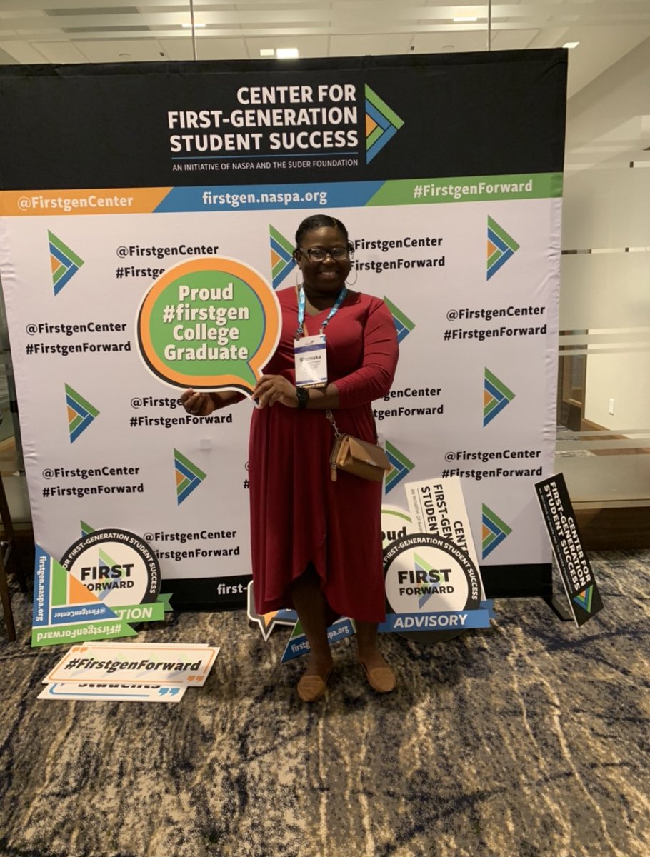 Dr_SPhipps's tweet photo. Today is National First-Generation College Student Day!! #proudfirstgengrad https://t.co/jhByP6sjyA